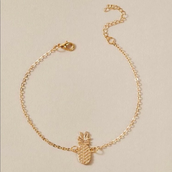 3/$30 Pineapple Charm Anklet - Picture 2 of 5